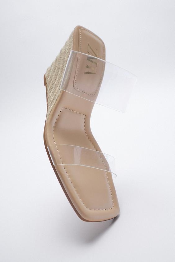 Image 6 of VINYL WEDGES from Zara