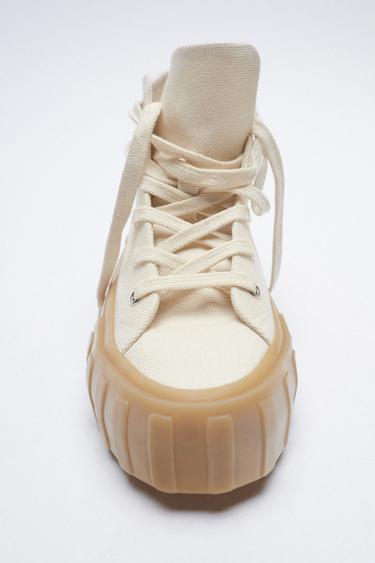 Zara canvas sneakers Clearance