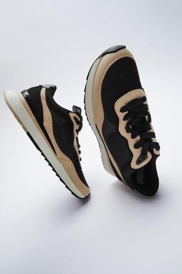 コントラスト メッシュスニーカー Zara Japan 日本 コントラスト メッシュスニーカー Zara Japan 日本