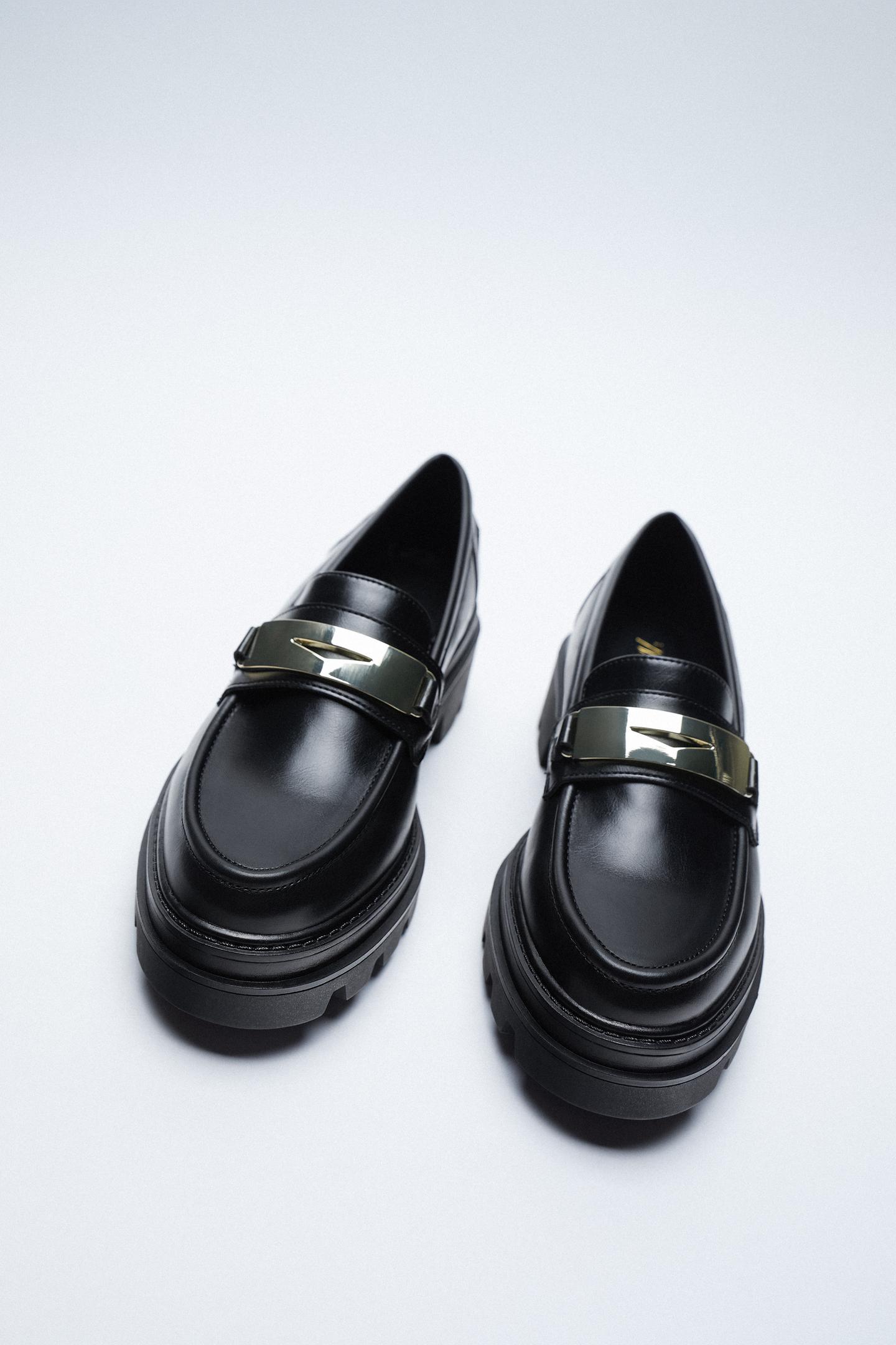 Image 3 of LOAFERS WITH TRACK SOLES from Zara
