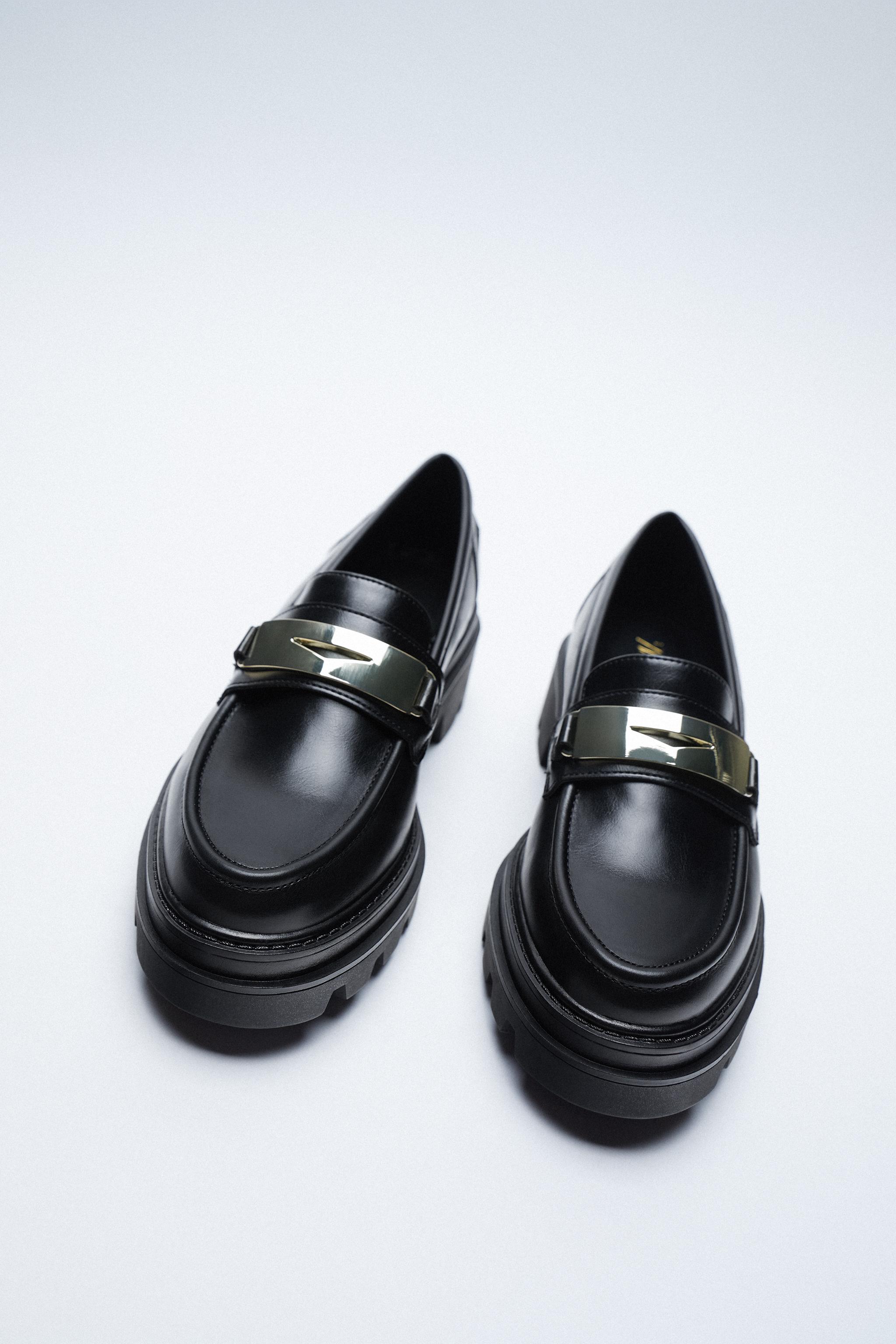 LOAFERS WITH TRACK SOLES zara