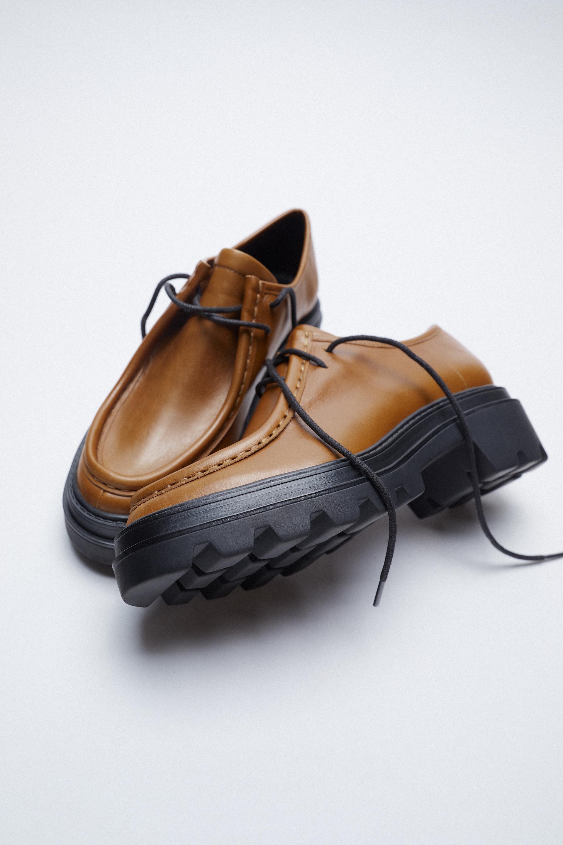 Zara lace up shoes Clearance