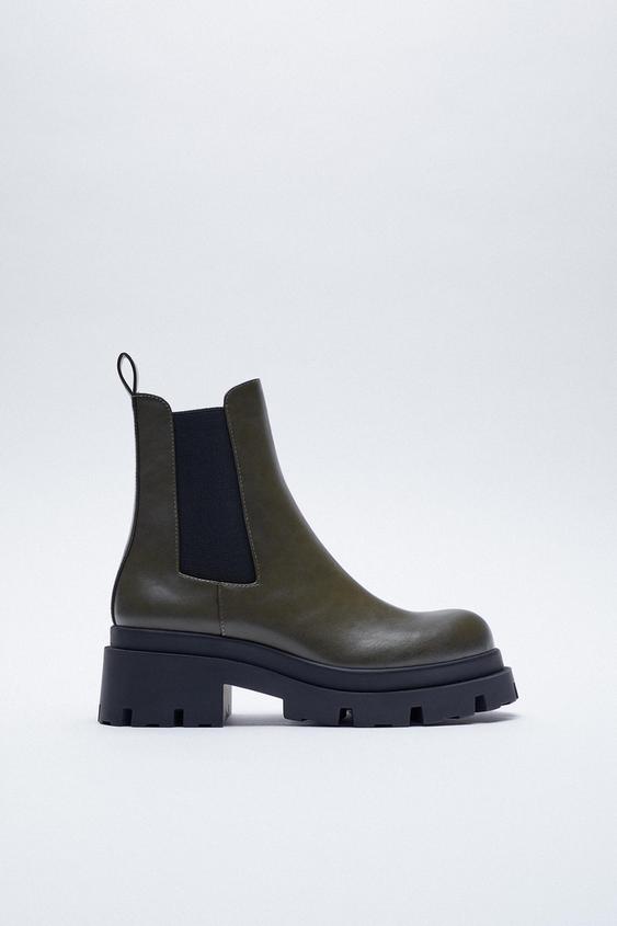 Zara bottes noires Sale