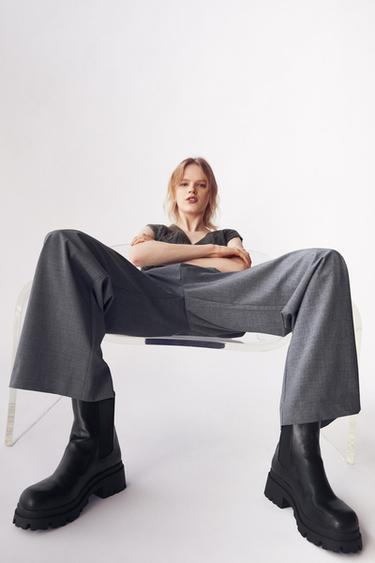 Bottines cloutées femme zara clearance