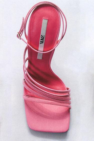 Pink heels zara Clearance