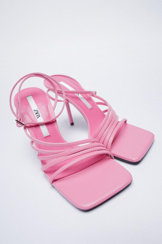 zara sandals with thin straps