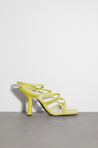 Sandalias Tacón Ancho de Mujer | ZARA Uruguay