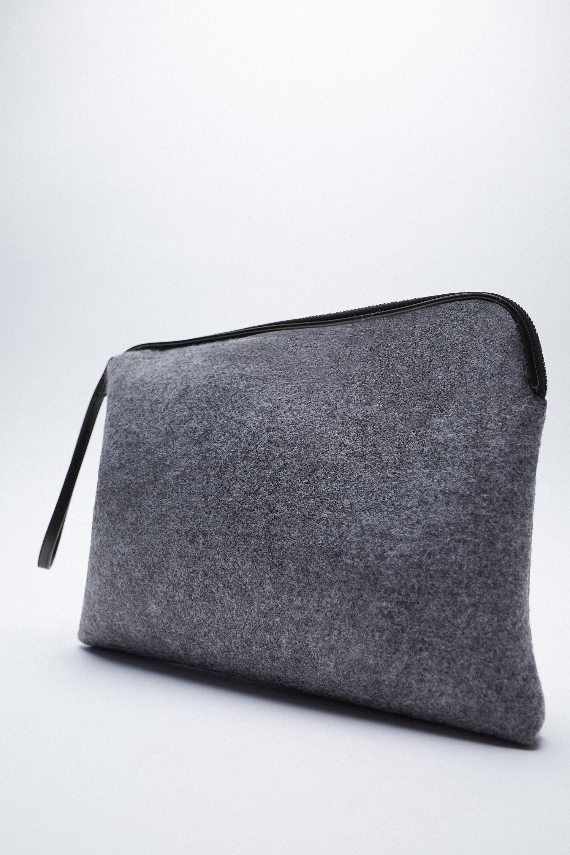 Zara felt clutch Clearance