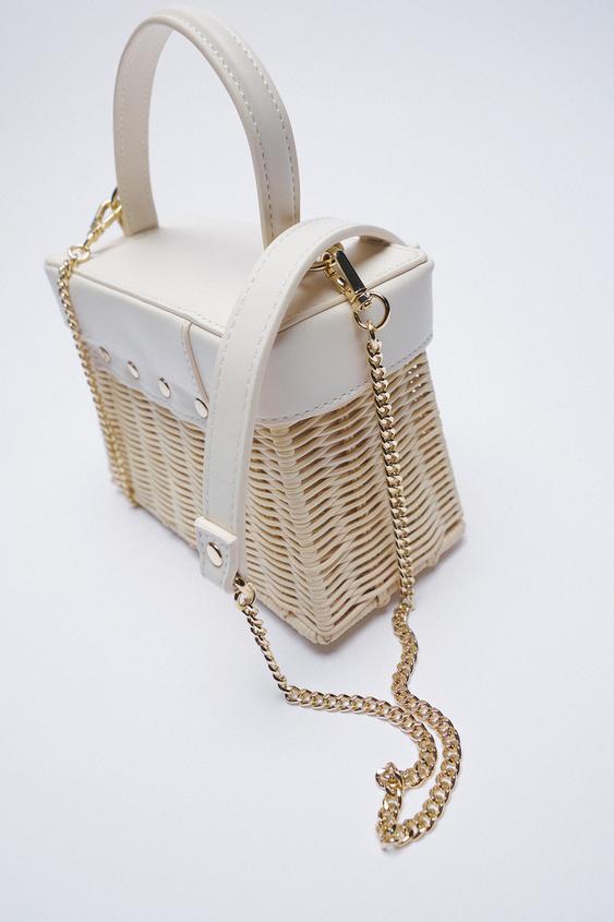 zara straw bolsa