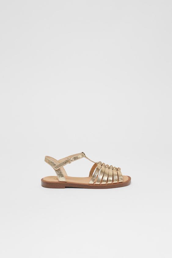 Sandália Infantil Mostarda Menina Zara Baby | O Que Chegou Hoje - Brechó  Infantil Online