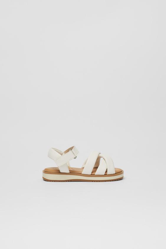 Quilted sandals zara clearance