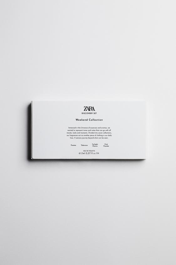 Discovery Set Weekend Collection 4 X 2 Ml Zara United States