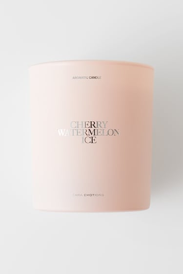 Image 0 of CHERRY WATERMELON ICE AROMATIC CANDLE 200 G from Zara