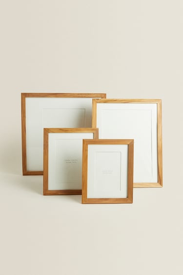 Image 0 of WOODEN FRAME WITH MAT from Zara