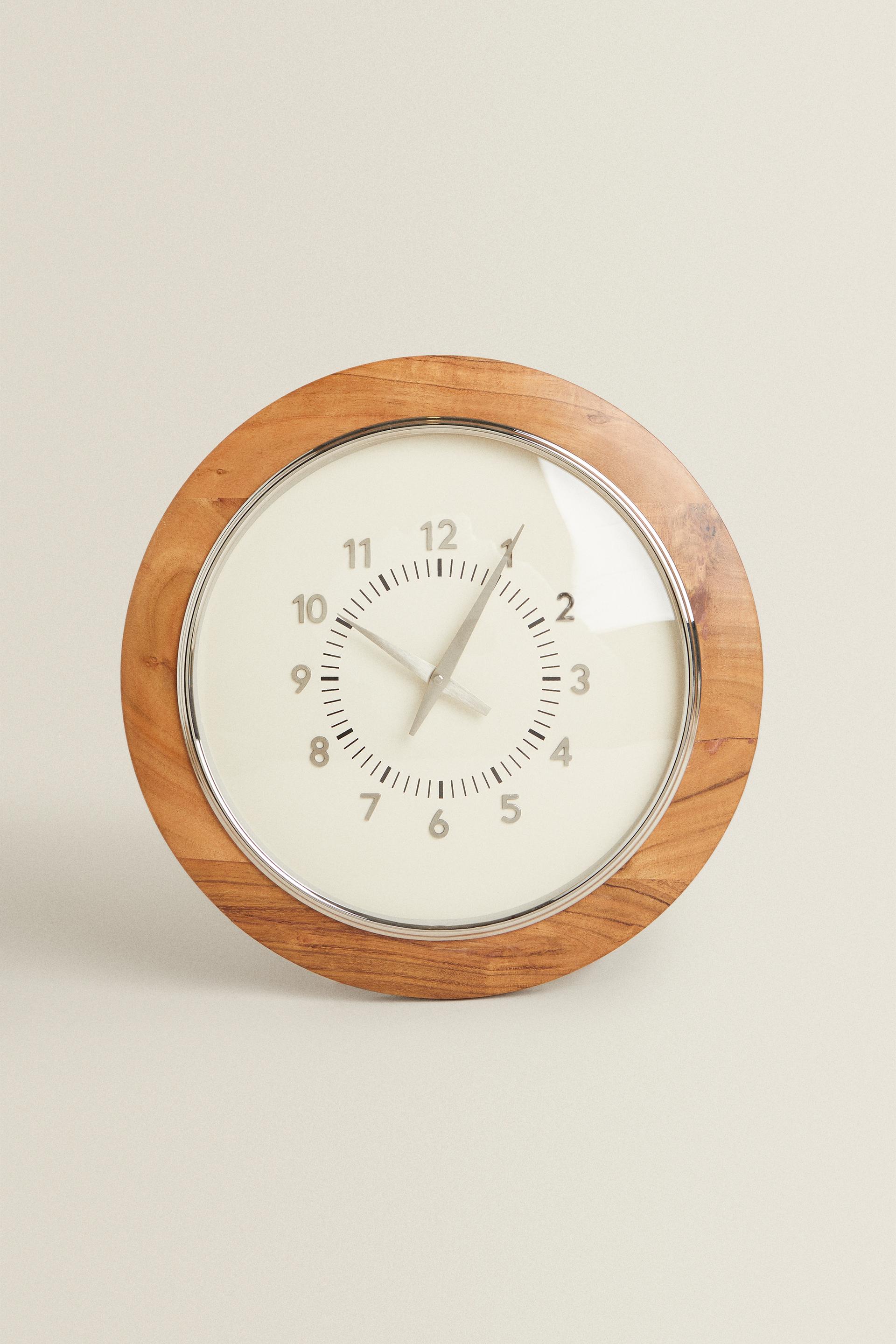 Wooden Wall Clock Zara United Kingdom Wooden Wall Clock Zara United Kingdom