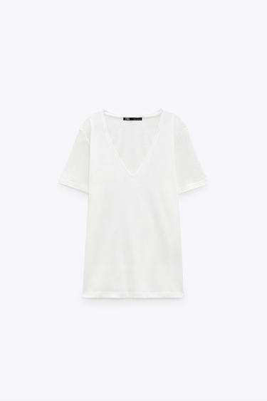 Basica de Playeras para Mujer de Zara | FASHIOLA.mx