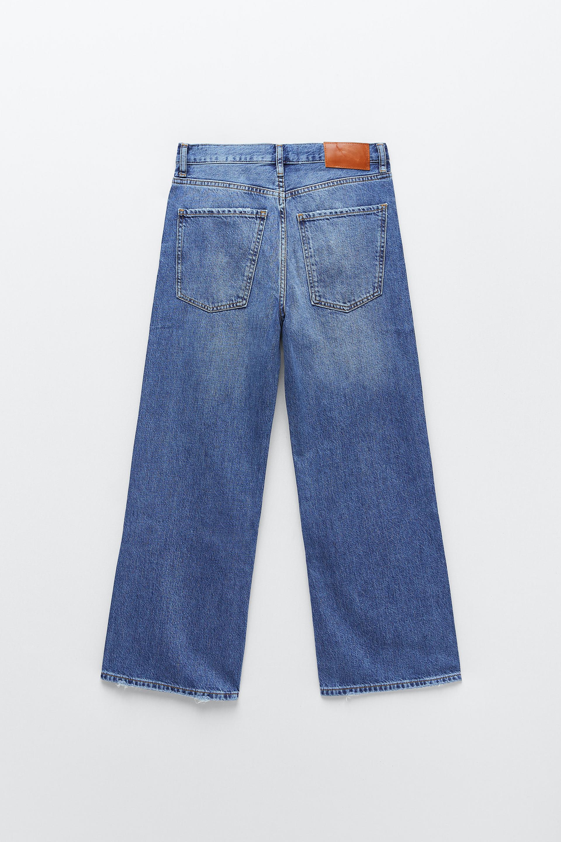 ZW THE PAX CULOTTE JEANS - Blue | ZARA 