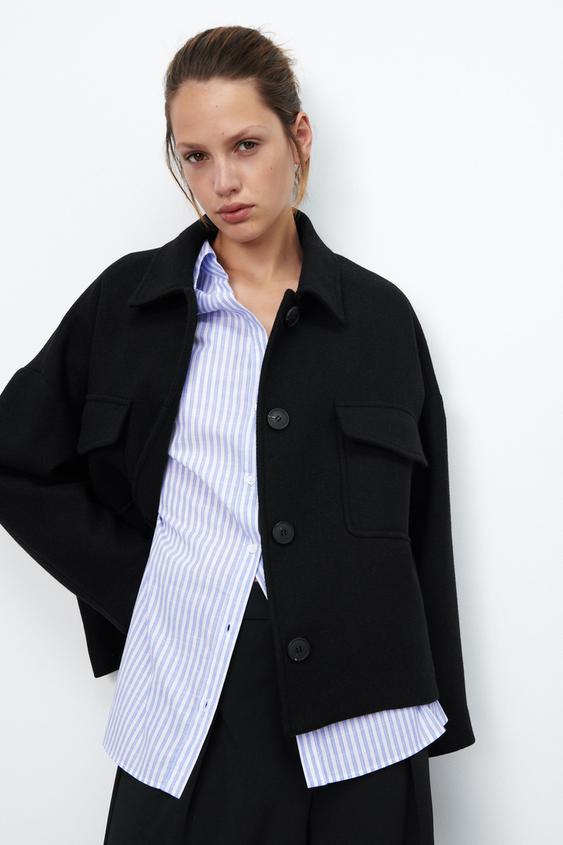 Zara jacket with pockets Clearance