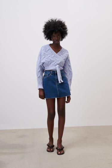 micro skirt zara