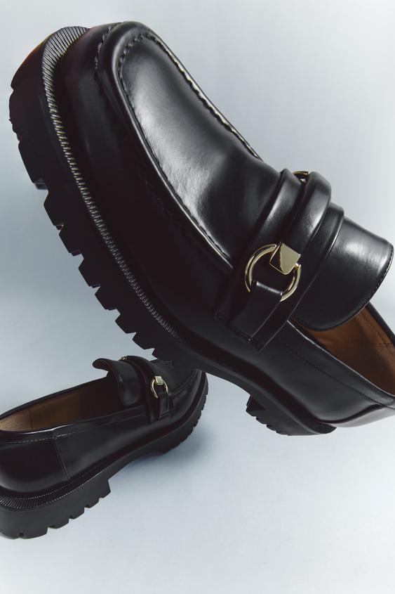Track sole loafers zara clearance