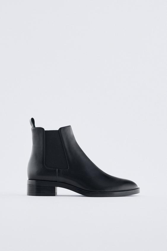 Botin plano calcetin zara clearance