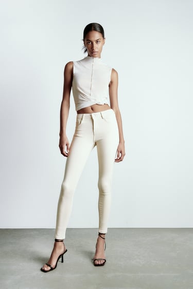 Image 0 of Z1975 MID-RISE SKINNY JEANS from Zara