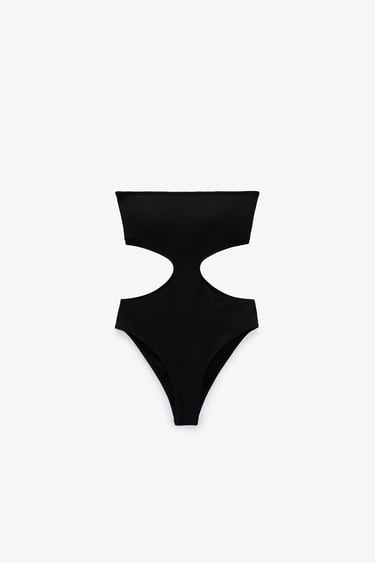 Image 0 of CUT-OUT SWIMSUIT from Zara
