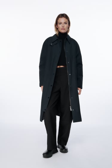 Image 0 of WATER AND WIND PROTECTION TRENCH COAT from Zara