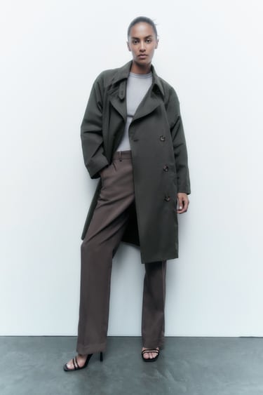 Image 0 of OVERSIZE TRENCH COAT WITH POCKETS from Zara