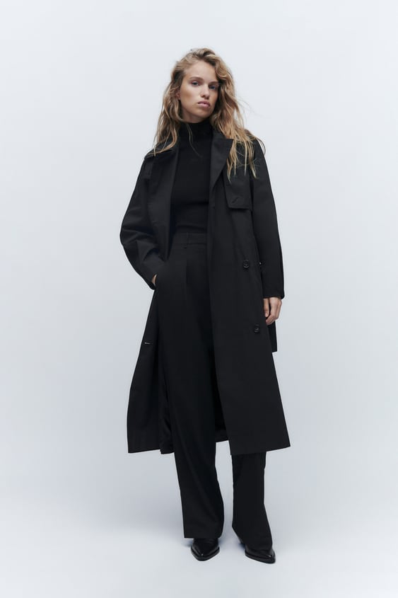 BELTED OVERSIZED TRENCH COAT