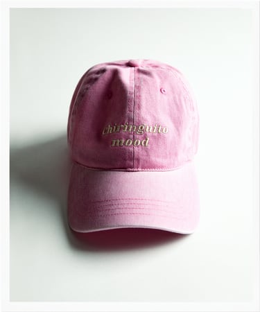 Image 0 of TWILL CAP WITH SLOGAN from Zara