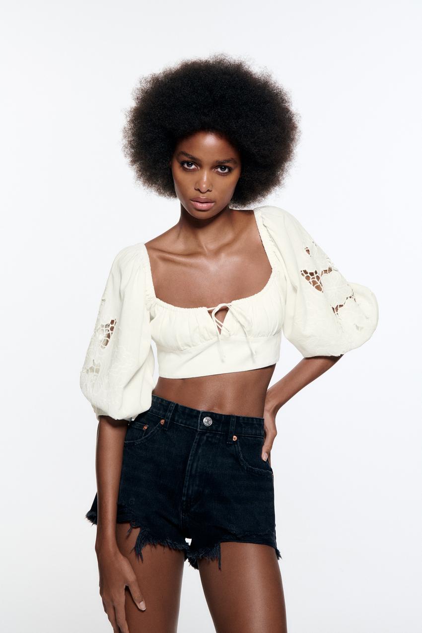 Top floral zara Clearance