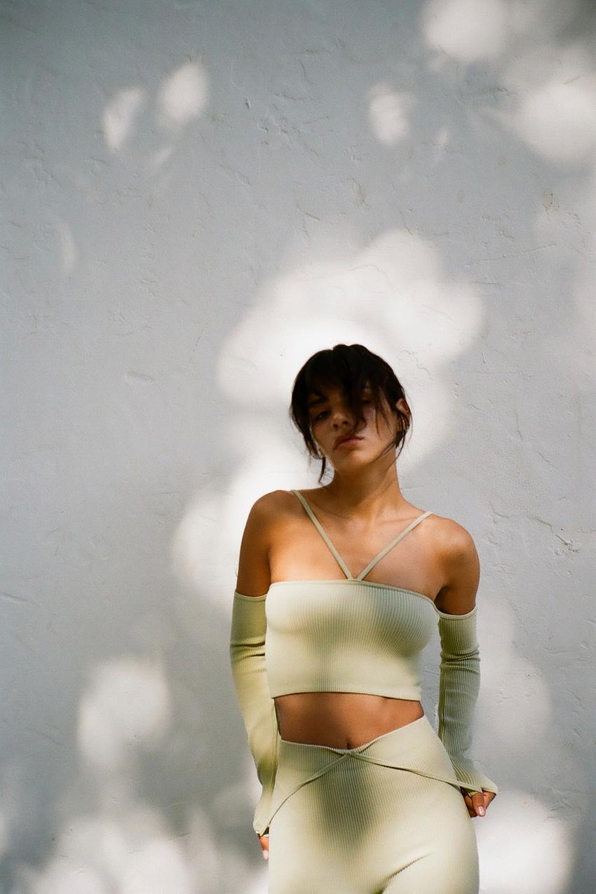 Zara seamless arm warmer and top Clearance