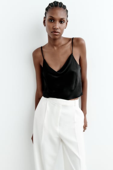Image 0 of SATIN CAMISOLE from Zara