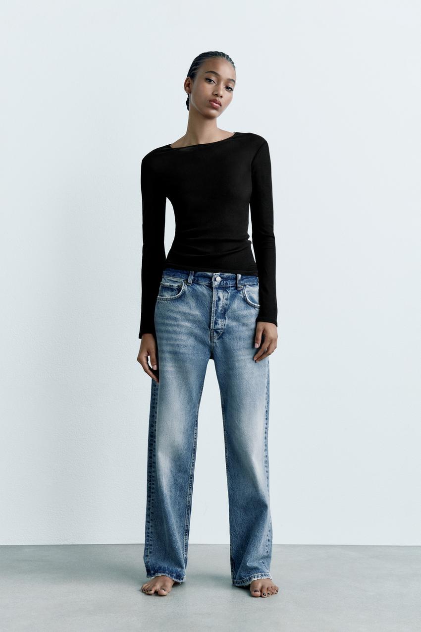 Zara silk t shirt Clearance