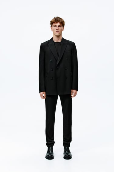 SLIM FIT TAILORED SUIT TROUSERS