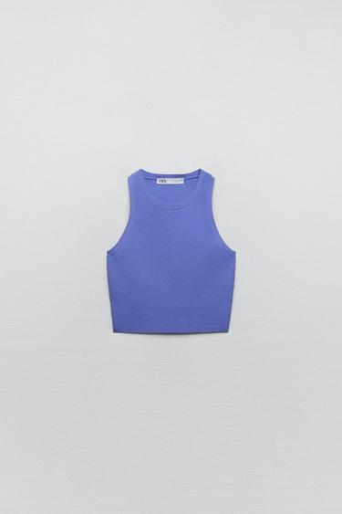 Tops Cuello Halter de Mujer | Nueva Colección Online | ZARA España