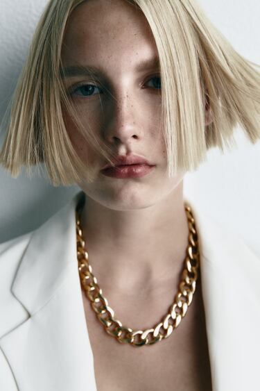 Image 0 of CHAIN LINK NECKLACE from Zara