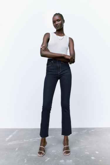 Image 0 of ZW THE DREED FLARE JEANS from Zara