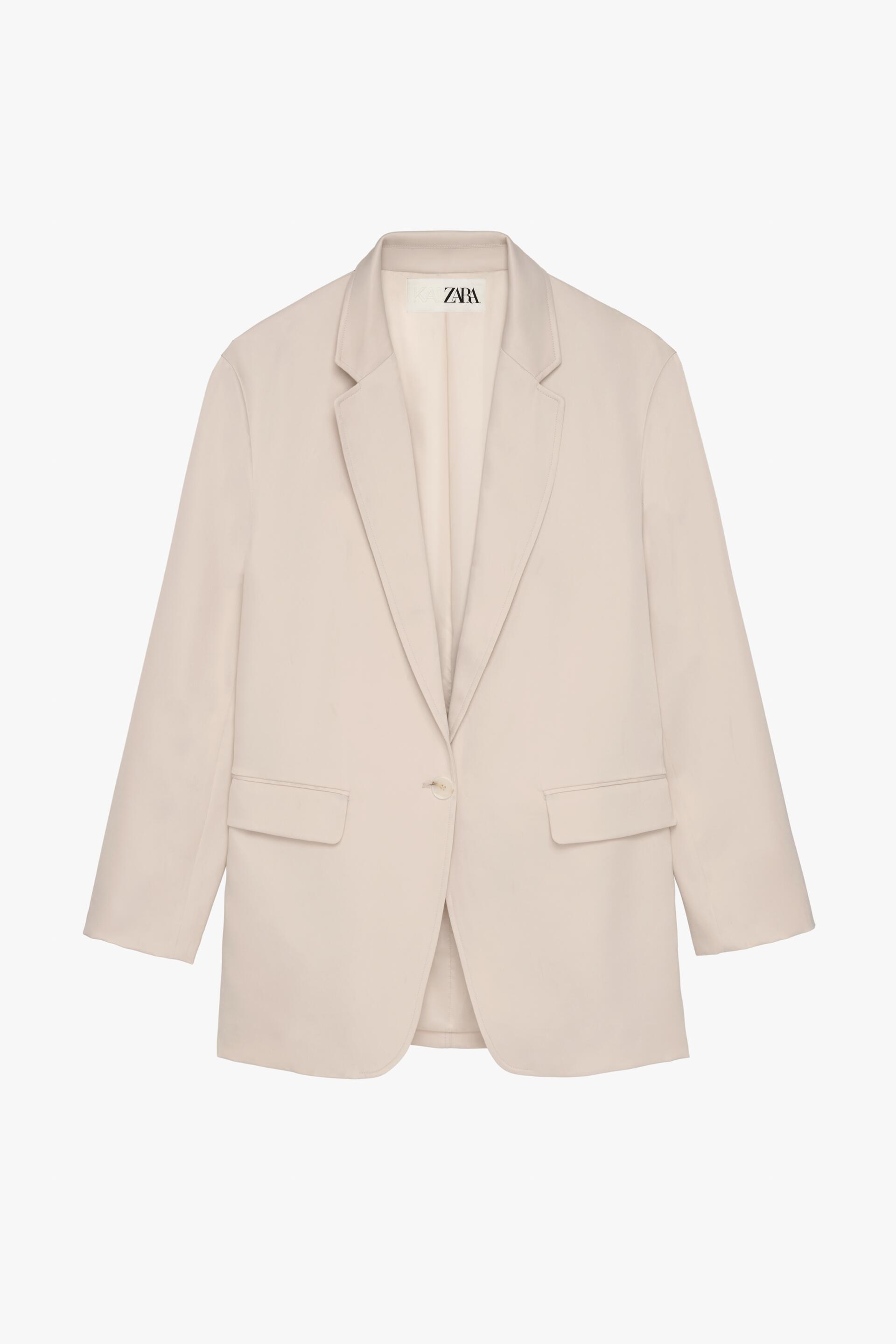 サテン ブレザー KAIA x ZARA - ストーン | ZARA Japan / 日本