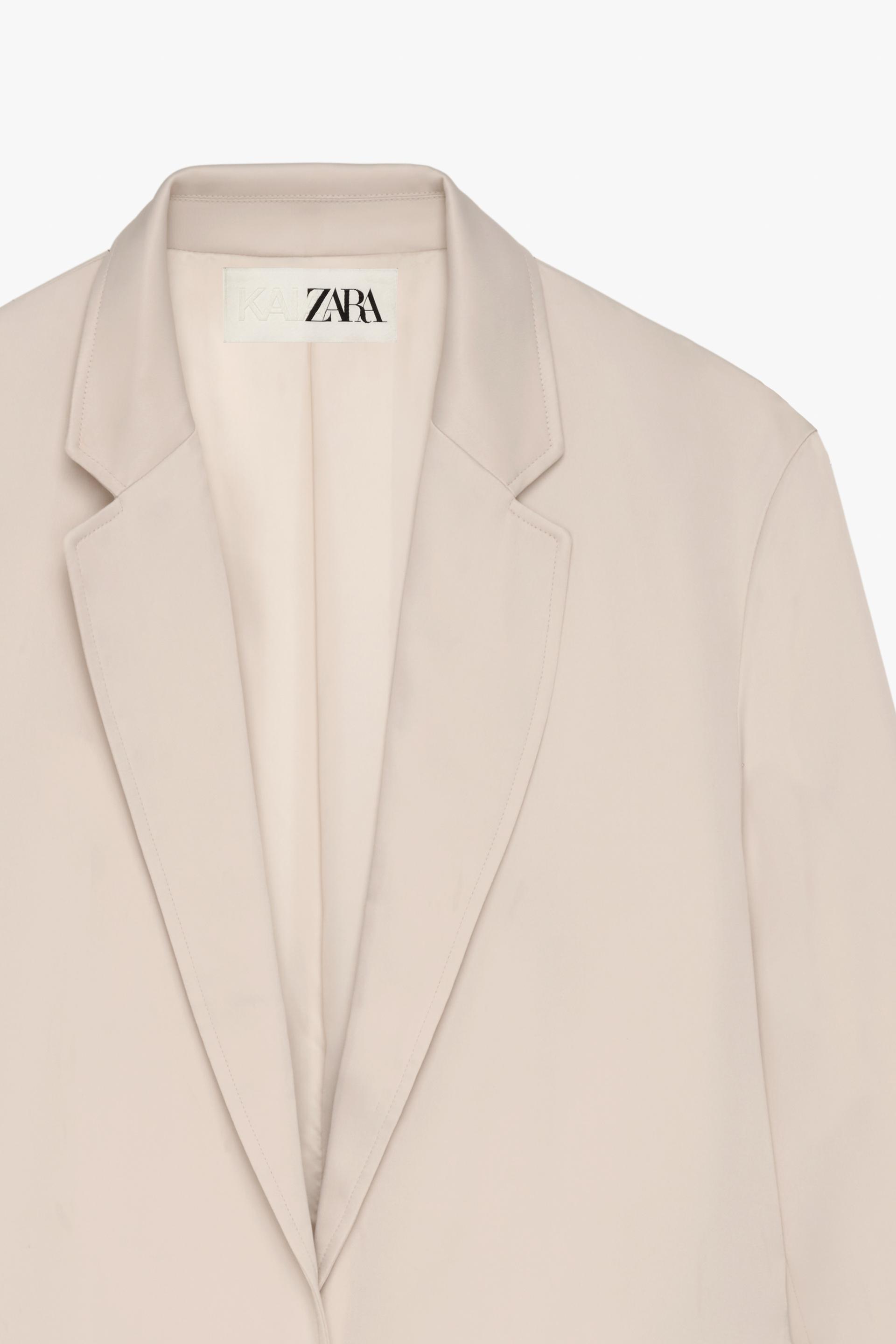 サテン ブレザー KAIA x ZARA - ストーン | ZARA Japan / 日本