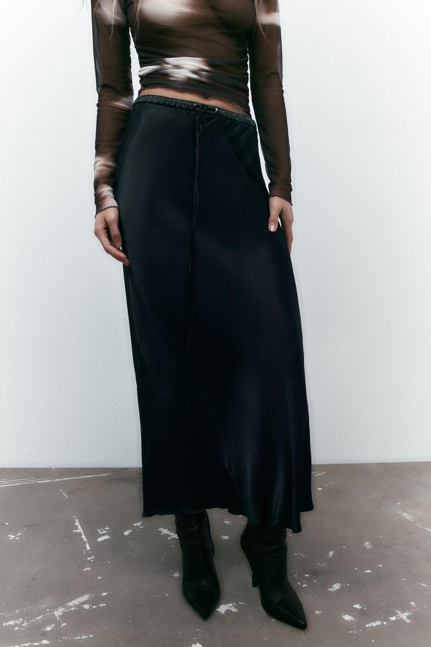 Zara black maxi skirt Clearance