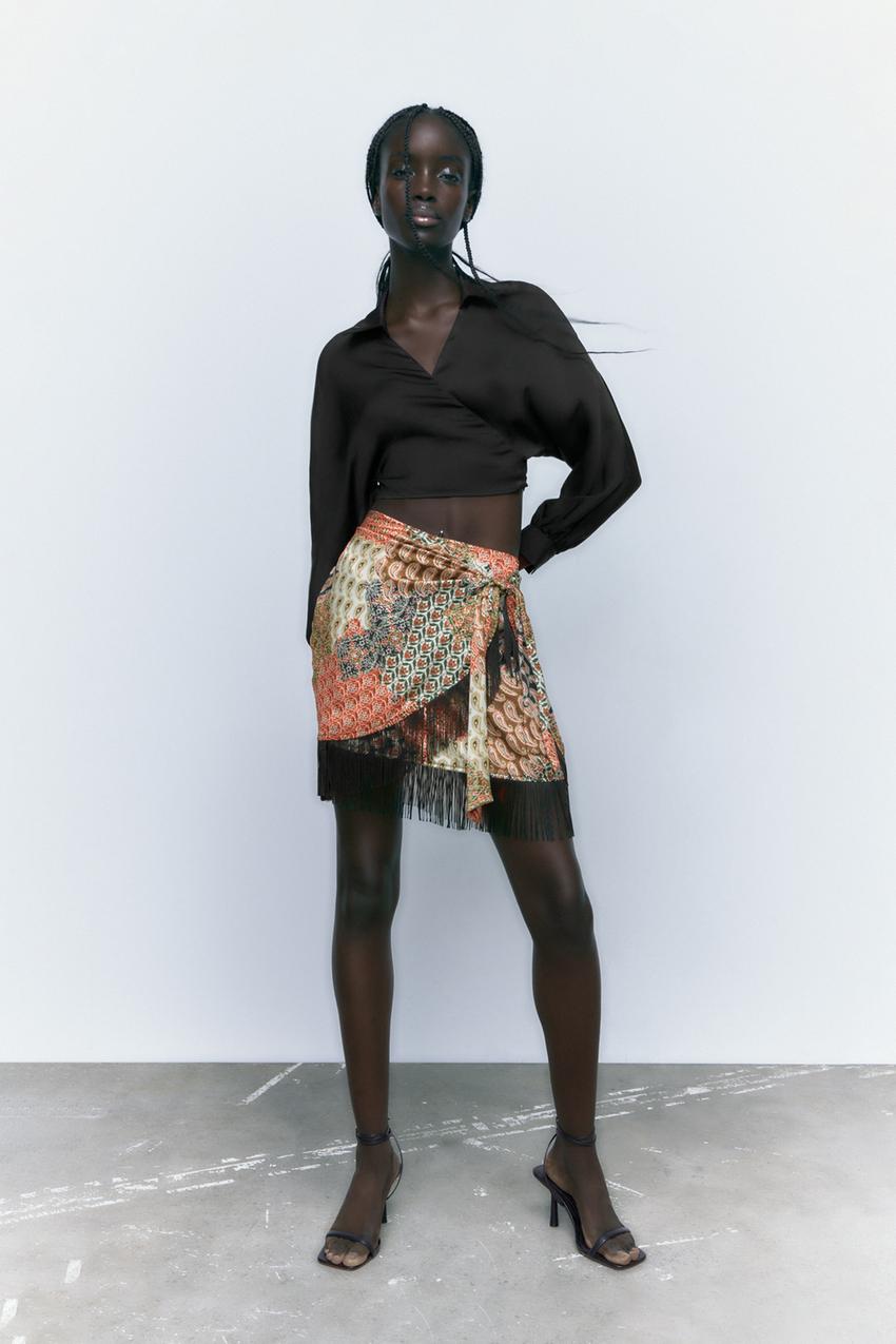 Zara wrap around skirt Clearance