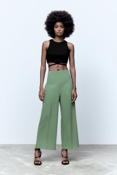 Image 0 of CULOTTE TROUSERS from Zara