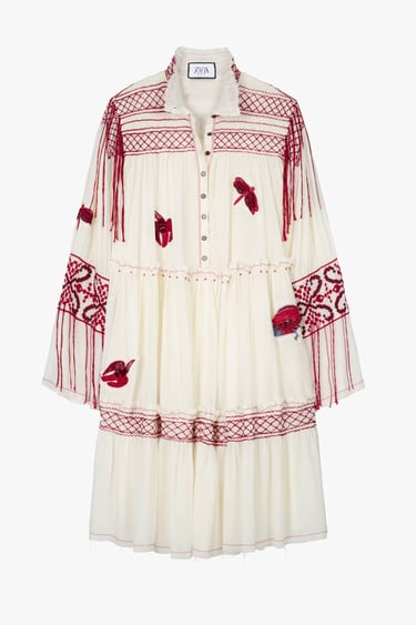 Image 0 of EMBROIDERED DRESS - LIMITED EDITION from Zara