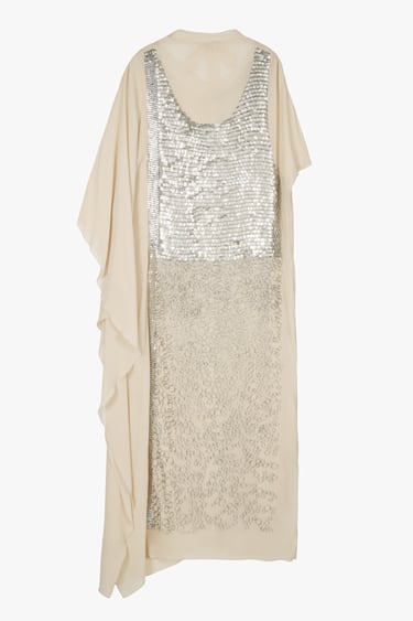 Image 0 of LIMITED EDITION CONTRASTING DRESS from Zara