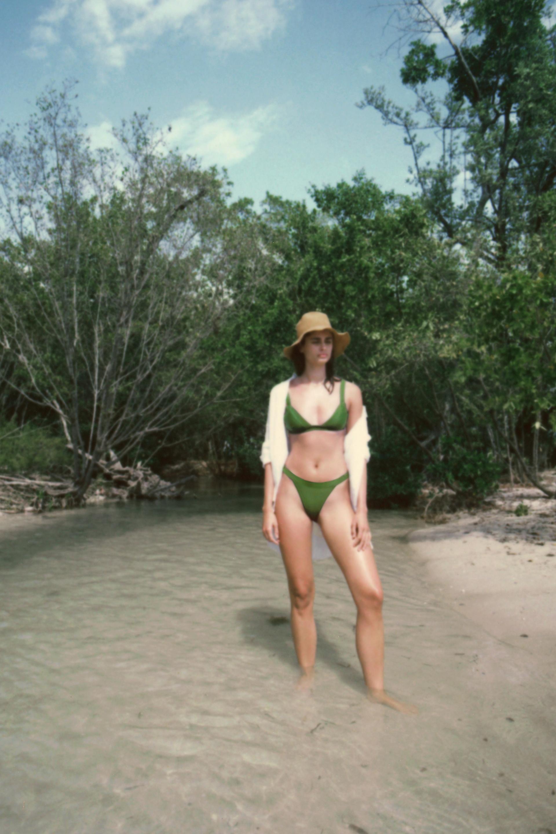 SLIP BIKINI OTTOMAN - Verde | ZARA Italia / Italy