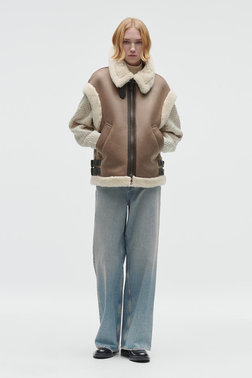 Brown gilet zara Clearance