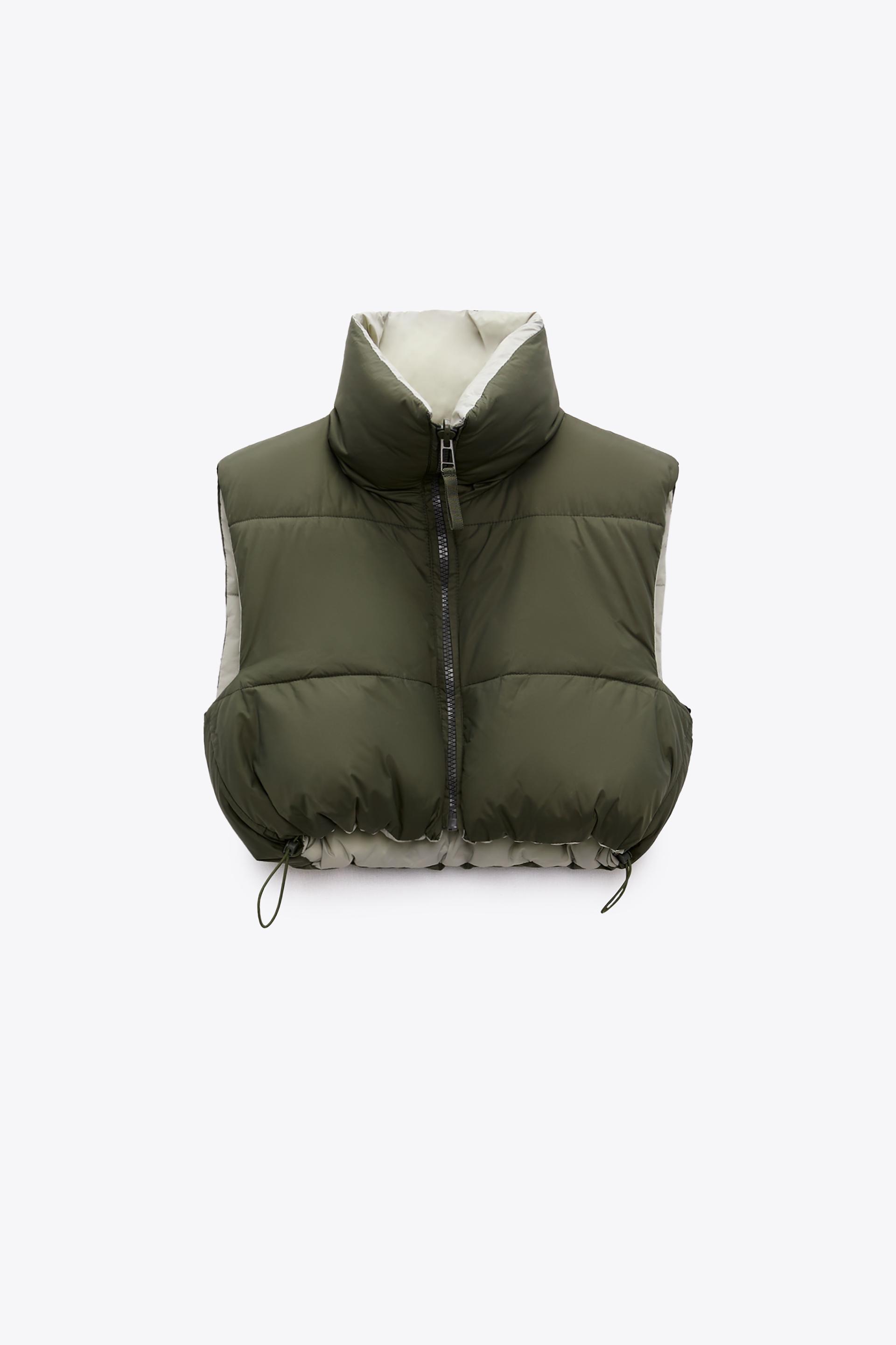 Zara gilet khaki Clearance