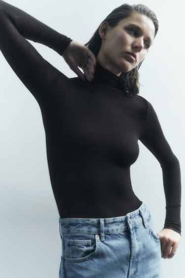 Image 0 of WOOL BLEND T-SHIRT from Zara